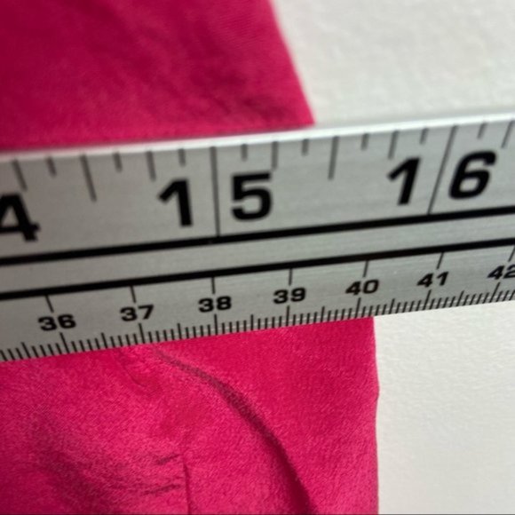 Revolve Black Halo 100% Silk Babydoll Dress Fuchsia Pink Mini Sweetheart Neck M - Picture 10 of 10